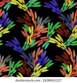 floral pattern design for textile