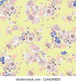 Floral pattern design, vector illustration background