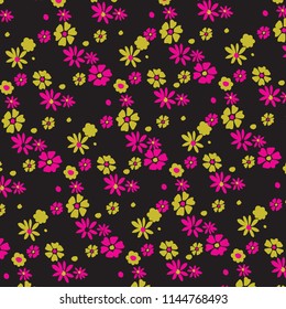 Floral pattern design, vector illustration background