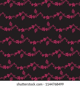 Floral pattern design, vector illustration background