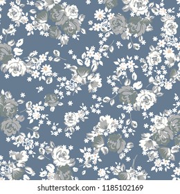 Floral pattern design, vector illustration background