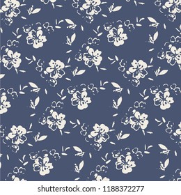 Floral pattern design, vector illustration background