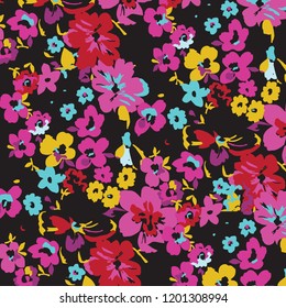 Floral pattern design, vector illustration background