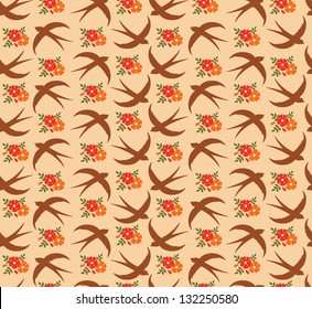floral pattern design. vector illustration