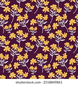Floral pattern design, vector illustration background