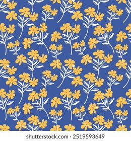 Diseño de patrón floral, fondo de Ilustración vectorial