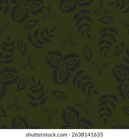 Floral pattern design, vector illustration background