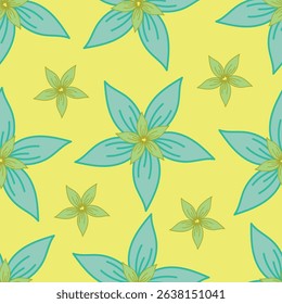 Floral pattern design, vector illustration background