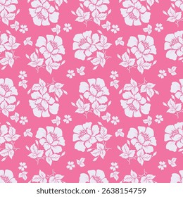 Floral pattern design, vector illustration background