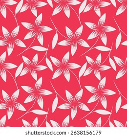 Floral pattern design, vector illustration background