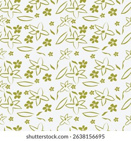Floral pattern design, vector illustration background