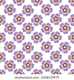 Floral pattern design, vector illustration background