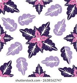 Floral pattern design, vector illustration background