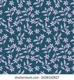 Floral pattern design, vector illustration background