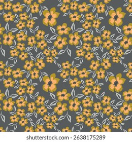 Floral pattern design, vector illustration background