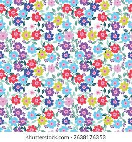 Floral pattern design, vector illustration background