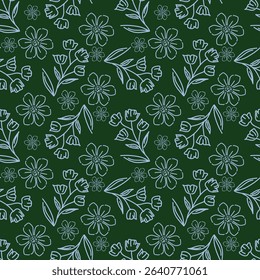 Floral pattern design, vector illustration background