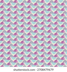 Plano de fundo branco de design de padrão floral 