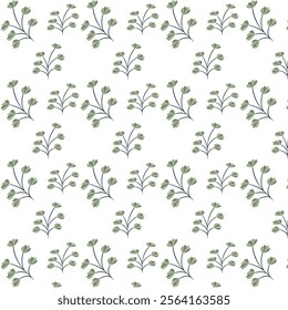 Floral pattern design without art