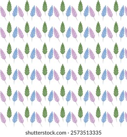 Floral pattern design without art