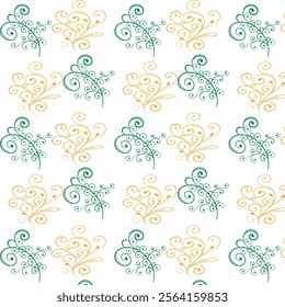 floral pattern design without background