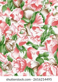 floral pattern dsign flower for textile