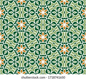 Floral pattern element. Ethnic decorative ornament. Vector illustration.