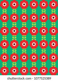 floral pattern element. flower pattern vector. beautiful floral fabric pattern vector