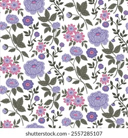 Floral pattern FAabric design Textile illustartion