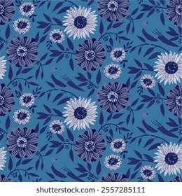 Floral pattern FAabric design Textile illustartion