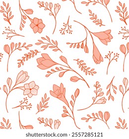 Floral pattern FAabric design Textile illustartion