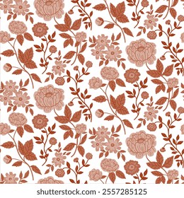 Floral pattern FAabric design Textile illustartion