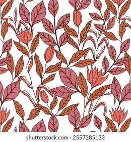 Floral pattern FAabric design Textile illustartion