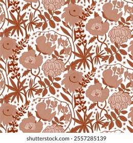 Floral pattern FAabric design Textile illustartion