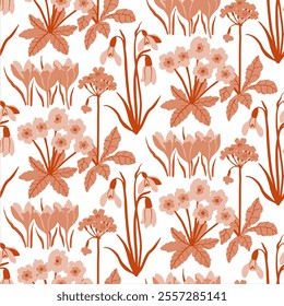 Floral pattern FAabric design Textile illustartion