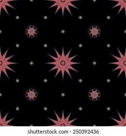 Floral pattern for fabric and wallpaper