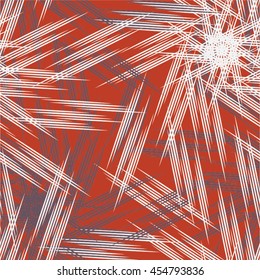 Floral pattern, fireworks, seamless vector background.