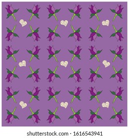 floral pattern with a flat monochrome color. seamless monochrome vintage hijab.