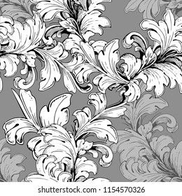 Floral  pattern. Flower background. Ornamental texture with flowers. Vector hand draw damask patter for greeting cards and wedding invitations.Seamless texture for wallpapers, textile, wrapping.