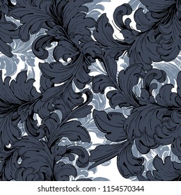 Floral  pattern. Flower background. Ornamental texture with flowers. Vector hand draw damask patter for greeting cards and wedding invitations.Seamless texture for wallpapers, textile, wrapping.