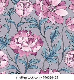 Blumenmuster Blumenmuster Blumenrosa-Zierhintergrund Blumenstrauß mit Blumenstrauß. Tapete mit sanften Blumenmotiven