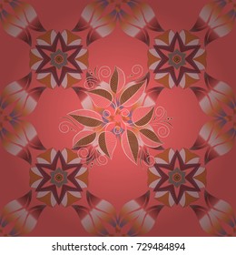 Floral pattern. Flower seamless background. Flourish ornamental spring garden texture. Vector illustration.