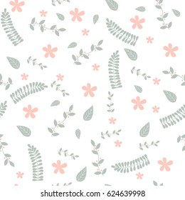 floral pattern flowers soft colors