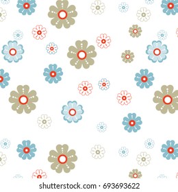 floral pattern. Flowers texture.