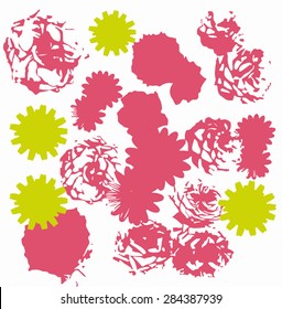 floral pattern graphic design vector art