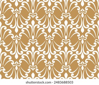 Floral pattern. graphic modern wallpaper baroque, damask. seamless vector background.