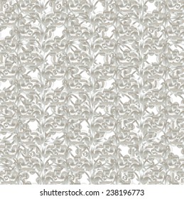 floral pattern in gray tones