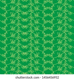Floral Pattern hand-drawn design for background, carpet, wallpaper, clothing, wrapping, fabric, Vector illustration. Very beautiful, classic, vintage.