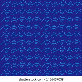Floral Pattern hand-drawn design for background, carpet, wallpaper, clothing, wrapping, fabric, Vector illustration. Very beautiful, classic, vintage.
