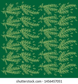 Floral Pattern hand-drawn design for background, carpet, wallpaper, clothing, wrapping, fabric, Vector illustration. Very beautiful, classic, vintage.